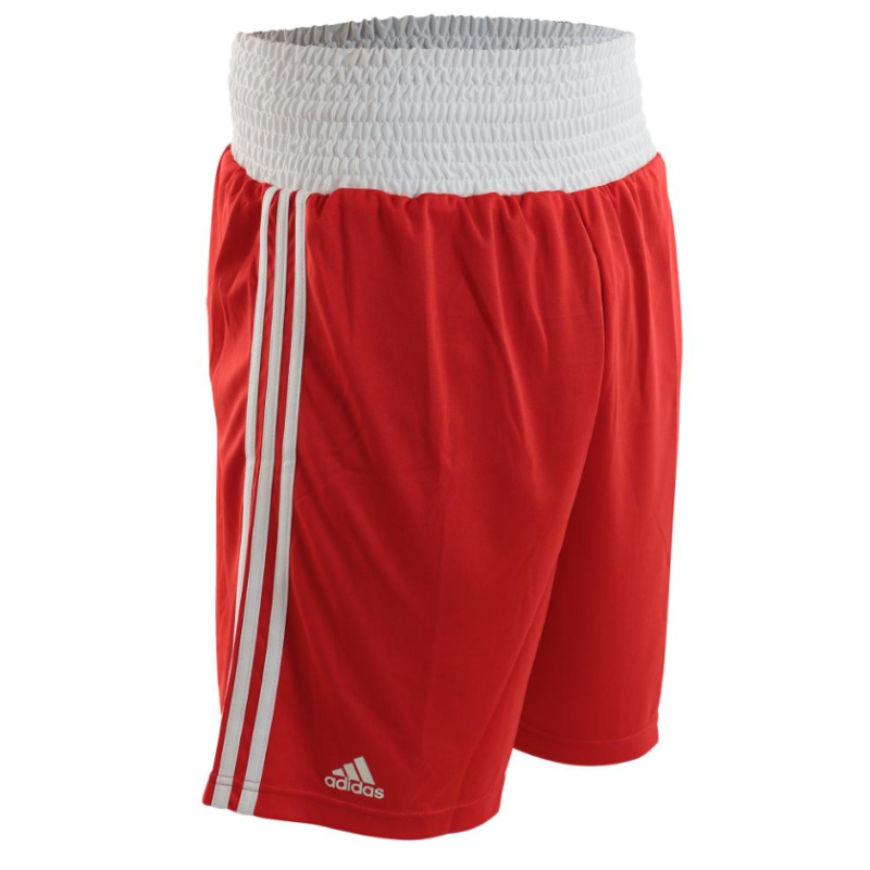 Short boxe Anglaise ADIDAS PUNCH LINE ROUGE boxing shop